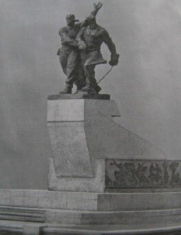 Эскиз памятника, выполненный В.М. Друзиным